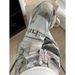 Women's Clothing High Street Printed Newspaper Jeans Women's Summer High Waist Slim Straight Loose Wide Leg Trousers_mkmklike.com
