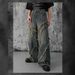 Hip-Hop Inspired Loose-Fit Denim Pants – Vintage Washed High Waist Jeans For Men_mkmklike.com