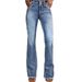 Women's Clothing Women's Slim Fit Stretch Jeans Embroidered Curve Stretch Denim Jeans For Formal & Casual For Women_mkmklike.com
