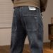 Large Size Men's Spring And Autumn Trendy Brand Elastic Waist Sports Jeans Men's Fat Dominated Men's Jeans_mkmklike.com