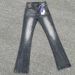American High Street 517 Clean Fit Heavy Washed Cat Whiskers Ice Blue Slightly Flared Stretch Slim Jeans For Men Trendy_mkmklike.com