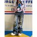 Unisex Retro Wasteland Distressed Jeans High End Casual Mid Waist Straight Leg Blue Denim Trousers For Men Summer Fashion_mkmklike.com