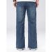 Men's Dark Blue Non-Stretch Loose Fit Jeans Retro High Street Style Trendy Flared Pants_mkmklike.com