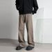 Retro Distressed Denim Pants For Men & Women - Loose Straight-Leg Vintage Jeans, Cotton Blend, Multi-Pocket Utility Style, Grunge Aesthetic_mkmklike.com