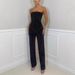 Women's Clothing Sexy Off Shoulder Shiny Vest Diamond Trousers Suit Two Piece Suit_mkmklike.com
