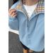 fitcheck Plaid Patchwork Jacket For Men Spring And Autumn Retro Design Hoodless Top American Style Turn-down Collar_mkmklike.com