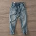 Men's Heavyweight Slim Fit Jeans Fall Winter Loose Fit Drawstring Stretch Harem Pants Trendy Retro Style_mkmklike.com