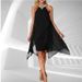 Women's Clothing fashionable solid color mesh sleeveless irregular loose dress_mkmklike.com