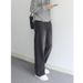 Nordmann American Retro Black Gray Jeans Men Loose Straight Casual Autumn Winter Trendy High Street Wide Leg Long Pants_mkmklike.com