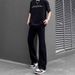 Men's Slim Fit Stretchy Flared Jeans Trendy Fashion Brand Height Enhancing Curved Blade For Spring Autumn_mkmklike.com