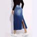 Women's Clothing Hip Skirt New Spot Women's Clothing Raw Edge Split Jeans Women_mkmklike.com