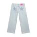 Women's Star Print Glitter Rhinestone Studded Denim Jeans And Skirts Relaxed Everyday Wear Versatile Comfortable Feshion Trend_mkmklike.com
