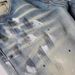 Unisex Y2K Stacked Flared Jeans, Vintage Mud Fade, White Splatter & One Ripped Knee, Breathable For Summer_mkmklike.com