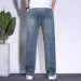 Soft Men's Lyocell Baggy Jeans Thin Summer Breathable Straight Pants Vintage Business Casual Fashion Korea Male Denim_mkmklike.com