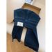 Light Blue Lace Denim Jeans For Women Stretchy Slim Wide Leg Straight Leg Cropped Pants Pear Shaped Figure Plus Size Summer Style_mkmklike.com