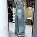Men's Clothing Washed High Waist Jeans New Style Slim All Match Design Straight High Waist Casual Mopping Trousers_mkmklike.com