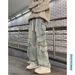 Woven American Retro Autumn Winter Men's Trendy Versatile Thickened Jeans Straight Loose Cool Workwear Long Pants Men_mkmklike.com