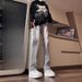 Men's Spring And Autumn Jeans Men's American Retro High Street Slim Fit Straight Versatile Smoke Gray Micro-horn Pants Men_mkmklike.com