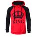 Men's Clothing autumn and winter new hooded pullover color matching couple sweatshirt_mkmklike.com