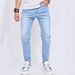 Men's Clothing Slim Fit Hip Hop Skinny Jeans Trendy Street Style Summer Washed Men's Denim_mkmklike.com