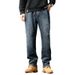 Nordmann American Retro Black Jeans For Men, Autumn 2025 New Straight Loose Washed Trendy Brand Plus Size Casual Pants_mkmklike.com