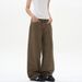LKTM All Season Pure Cotton Stonewashed Casual Straight Leg Jeans Men Women Vintage Solid Color Loose Fit Long Pants_mkmklike.com