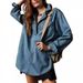 K Cowboy Jacket New Long Sleeve Coat V-neck Fashionable Design Casual Coat_mkmklike.com