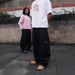 Streetwear Embroidery Jeans - Relaxed Fit Hip Hop Denim Pants With Artistic Stitching, Vintage Straight Leg Trousers For Men & Women_mkmklike.com