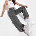 Women's Straight Washed Jeans Loose Casual Fashion Retro Trousers Versatile Denim Pants_mkmklike.com