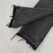 Men's Clothing Black Tassel Jeans, Style 507, Vintage Washed Distressed Long Jeans, 017_mkmklike.com