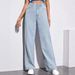 Women's High-Waisted Straight Leg Jeans – Stretch-Free Cotton Blend, Relaxed Fit For Petite & Plus Size (Black/Deep Blue/Light Blue)_mkmklike.com