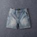 Men's Clothing Summer Pure Cotton Three Quarter Jeans For Men Retro Washed Old Fashioned Slim Straight Casual Shorts_mkmklike.com