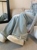 Light-colored High-waisted Wide-leg Jeans For Women 2024, Straight Loose Fit, New Spring And Autumn Slimming Style,_mkmklike.com