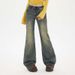 Wholesale American Retro Low-waist Hot Girl Flared Jeans, Nostalgic, Slightly Stretchy, Versatile, Slim-fit, Slimming_mkmklike.com