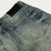 Washed And Distressed White Denim Straight Punk Street Style Men's Dad Handmade Frayed Vintage Loose Long Pants_mkmklike.com