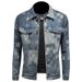 Loom Europe Station 2025 Autumn New Denim Turn-Down Collar Jacket Coat Men's Clothing 7521_mkmklike.com