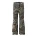 Men's Clothing Vintage Camo Cargo Pants - Oversized Streetwear Utility Trousers With Drop Cuff Design_mkmklike.com