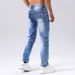 Slim Fit Men's Jeans For Everyday Comfort - Classic Straight Leg Denim Pants With Mid-Rise & Stretch Fabric (Multiple Sizes Available)_mkmklike.com