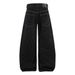 Loose Fit Denim Men's Cargo Design Vibe Trendy Brand High Street Stitching Deconstructed Scimitar Wide-Leg Pants_mkmklike.com