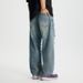 Men’s Distressed Denim Jeans – Vintage Washed High Street Loose Fit (S-4XL)_mkmklike.com
