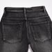 Distressed Washed Scratch Micro Flare Jeans Men's Trendy Casual Ripped Frayed Loose Cuff Bell Bottom Pants_mkmklike.com