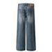 Men's Clothing Niche Rivet Bamboo Washed Men's Jeans Casual Distressed Street Straight Pants_mkmklike.com