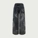 Men's High Street Style Spring/Summer Jeans Centipede Embroidery Loose Casual Wide Leg Pants_mkmklike.com