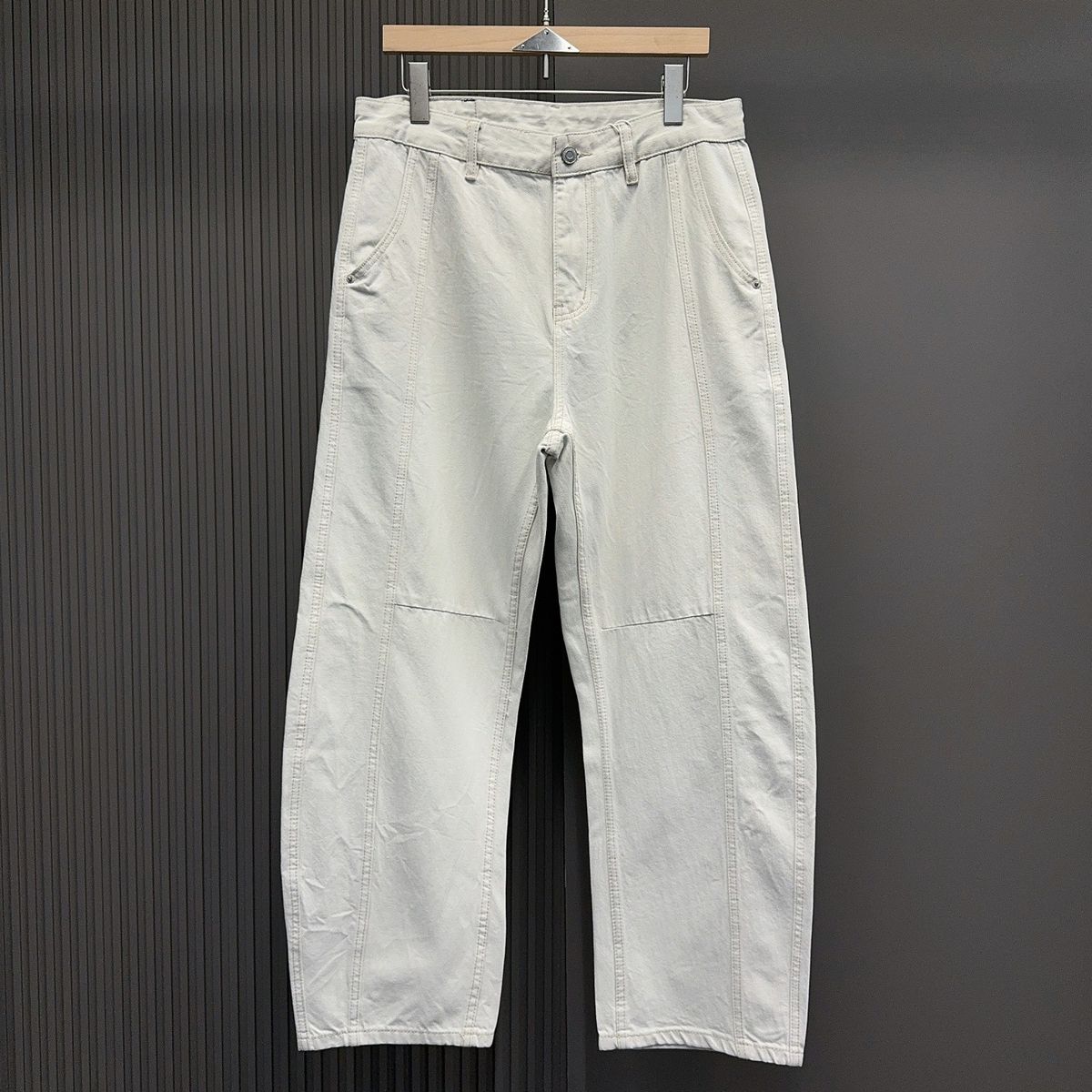 Men's Clothing Autumn/Winter Men's Jeans, Loose Fit, Trendy Brand, Wide Leg, Versatile, Flowing Cargo Cutaway Pants_mkmklike.com