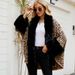 Women's Clothing autumn and winter rex rabbit fur warm thickened cloak shawl coat women_mkmklike.com