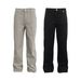 "Vintage Washed Men's Relaxed Fit Jeans – Straight Leg Denim Pants With Elastic Waist (90s Retro Style, Unisex Streetwear)"_mkmklike.com