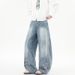 Hip-Hop Cartoon Embroidered Saber Jeans – Oversized Relaxed Fit, Vintage Washed, Unisex Streetwear Pants_mkmklike.com