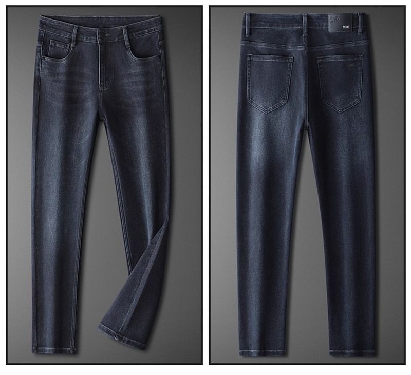 Men's Clothing High Waisted Men's Jeans Loose Fitting Straight Leg Trousers For Spring And Autumn For Formal & Casual_mkmklike.com