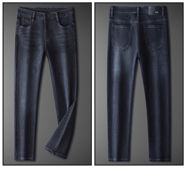 Men's Clothing High Waisted Men's Jeans Loose Fitting Straight Leg Trousers For Spring And Autumn For Formal & Casual_mkmklike.com