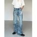 Nordmann Men's Jeans New European American Style Loose Straight Casual Spring And Autumn Trendy Brand Retro Slimming Long_mkmklike.com
